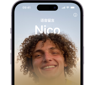 玉州苹果15服务站分享iPhone15实时语音留言开启方法 